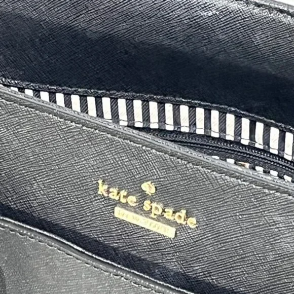 KATE SPADE Black Leather All-Day Tote Bag - Picture 8 of 16